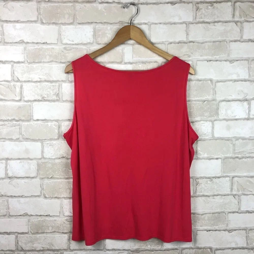 Eileen Fisher 100% Silk Sleeveless Blouse Size 1X - Picture 4 of 7